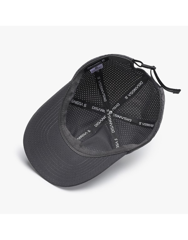 Polyester Laser Punching Baseball Cap with Embroidery
