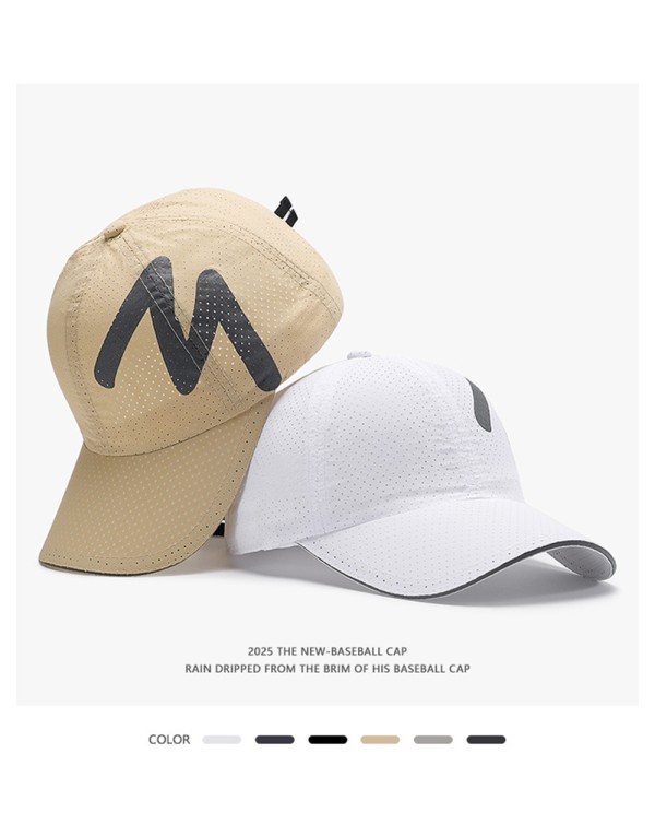 Breathable Quick-Drying Perforated Sports Cap Baseball Cap