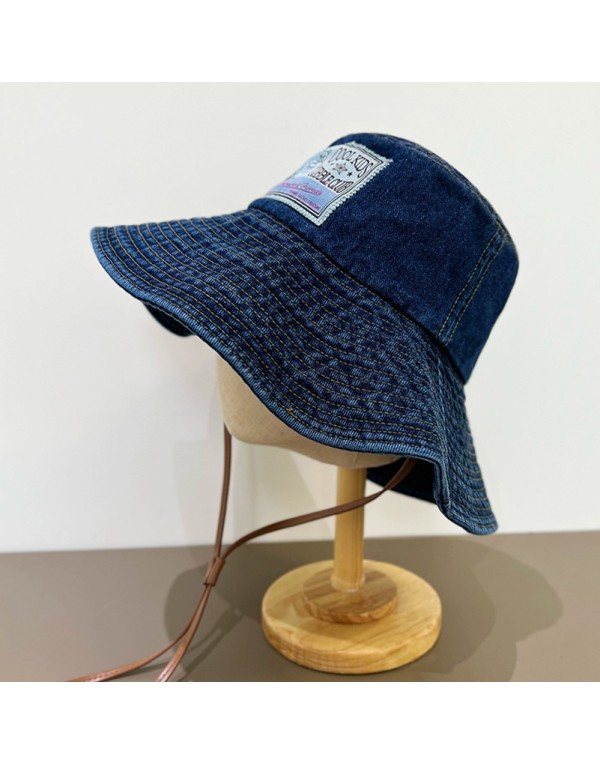 Cotton Denim Bucket hat for ladies 