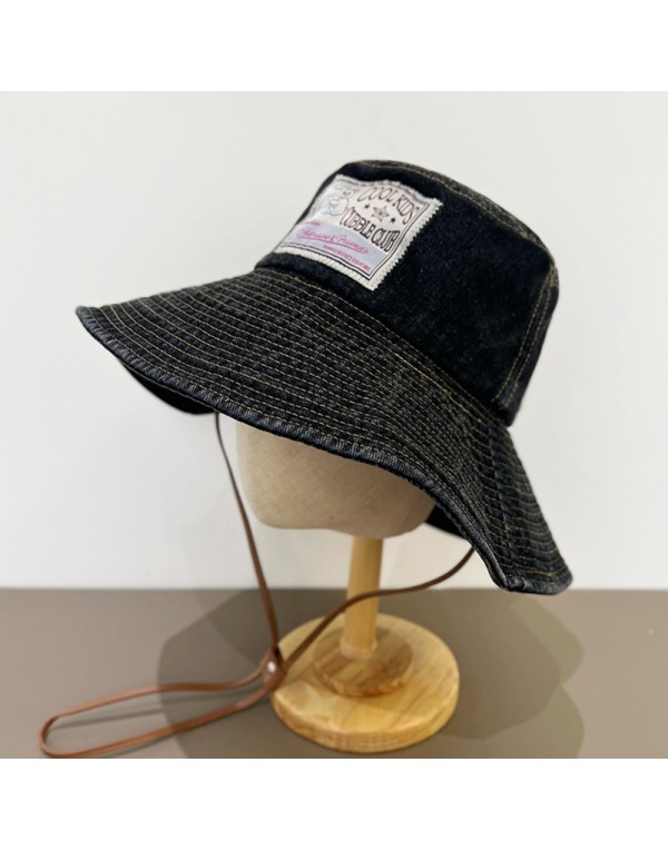 Cotton Denim Bucket hat for ladies