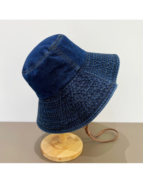 Cotton Denim Bucket hat for ladies