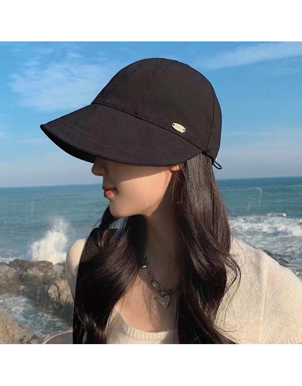 Fisherman's Hat New Autumn basin cap, Japanese style, versatile, face-enhancing, small folding, large-head cap, baseball cap 