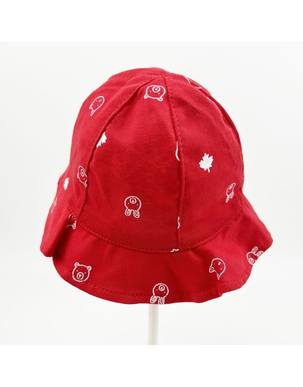 Outdoor Cotton Printing Baby Bucket Hat 