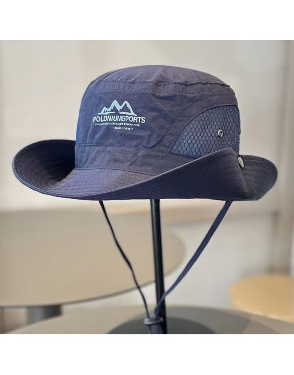 Outdoor quick-drying denim fisherman's hat