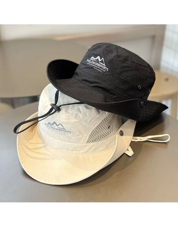Outdoor quick-drying denim fisherman's hat