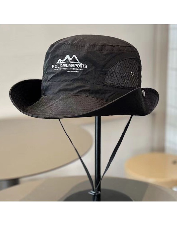 Outdoor quick-drying denim fisherman's hat