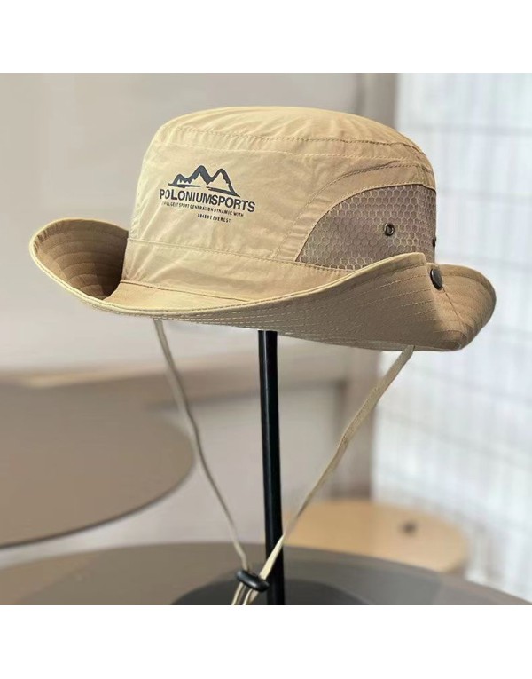 Outdoor quick-drying denim fisherman's hat