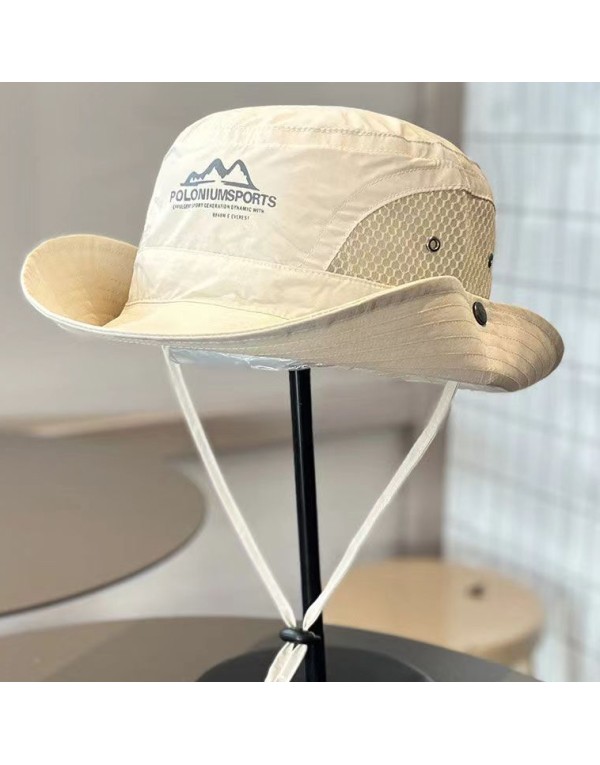 Outdoor quick-drying denim fisherman's hat