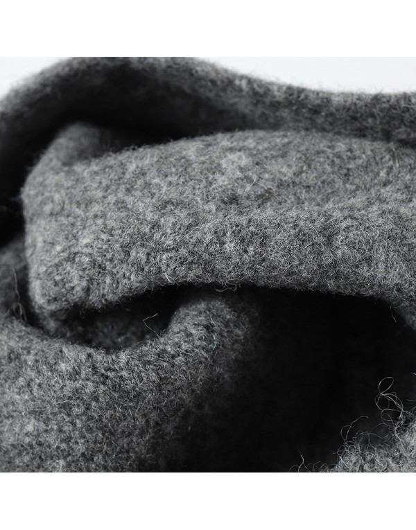 Chic Slouchy Beanie Hat - Wool Winter Knit Cap with Slimming Fit