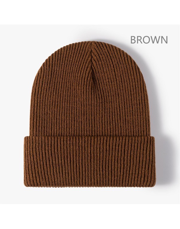 Acrylic Knitted Beanie Hat