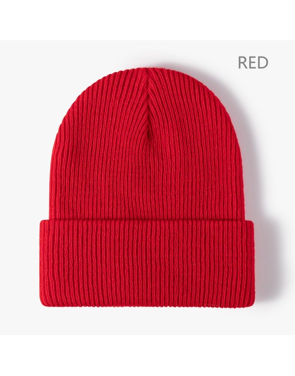 Acrylic Knitted Beanie Hat