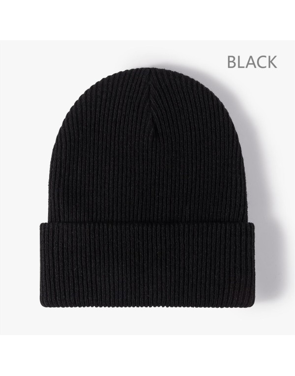 Acrylic Knitted Beanie Hat